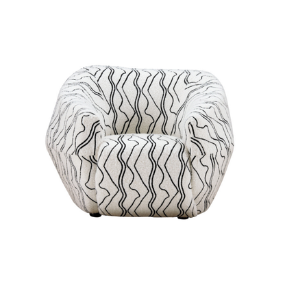 Noah Single Seater in Pattern Fabric