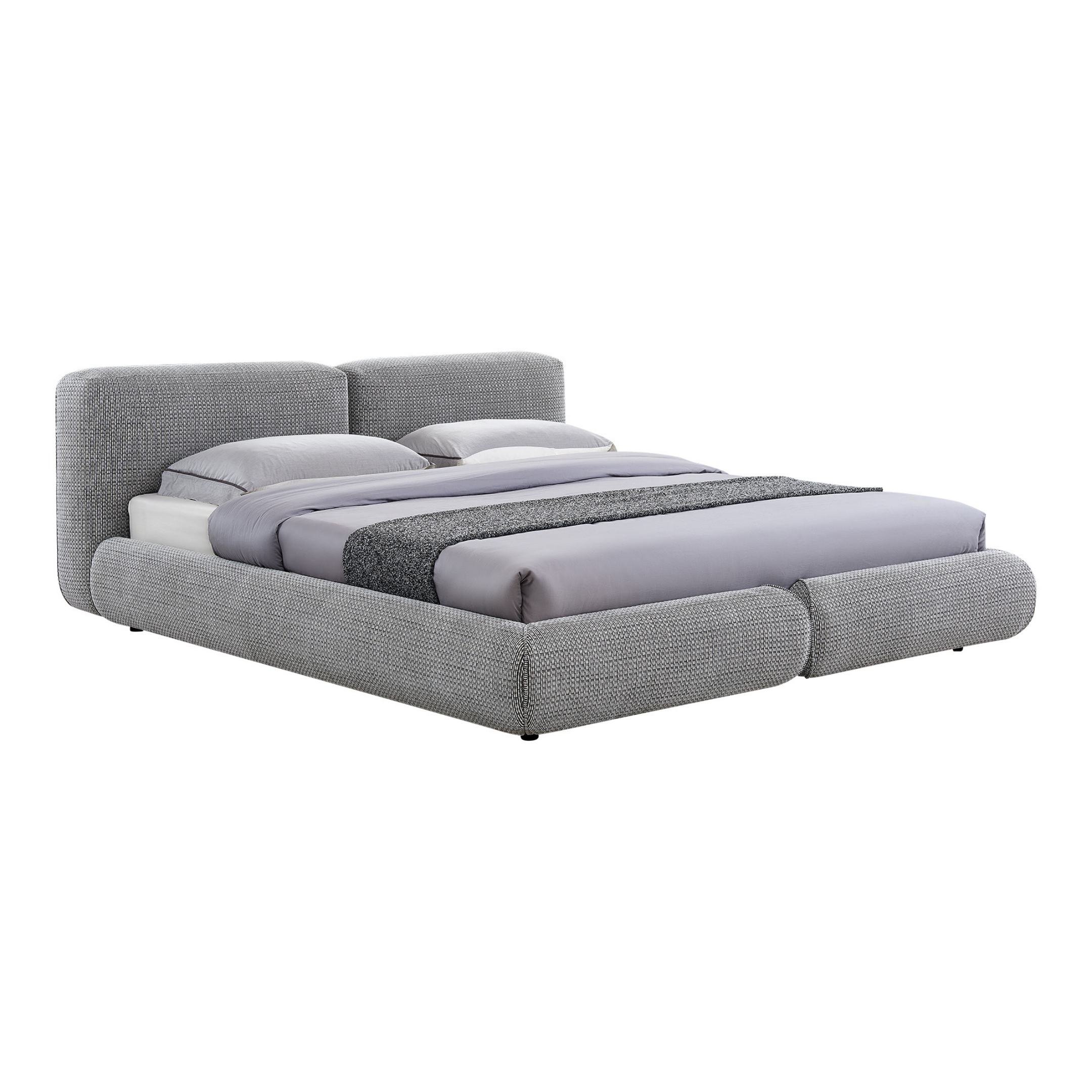 Bed Luke The Luke Bed - Grey Fabric only on Decure.in