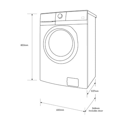 Electrolux Front 8 Kg/5 Kg Washer Dryer Combi UltimateCare 300 EWW8024D3WB