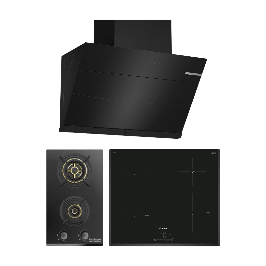 Bosch Chimney + Hob + Induction Hob Combo BOCHI-03