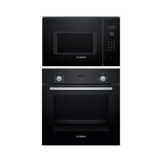 Bosch Built In Oven HBF532BA0I + Bosch Built-In Microwave Series 6 BEL553MB0I