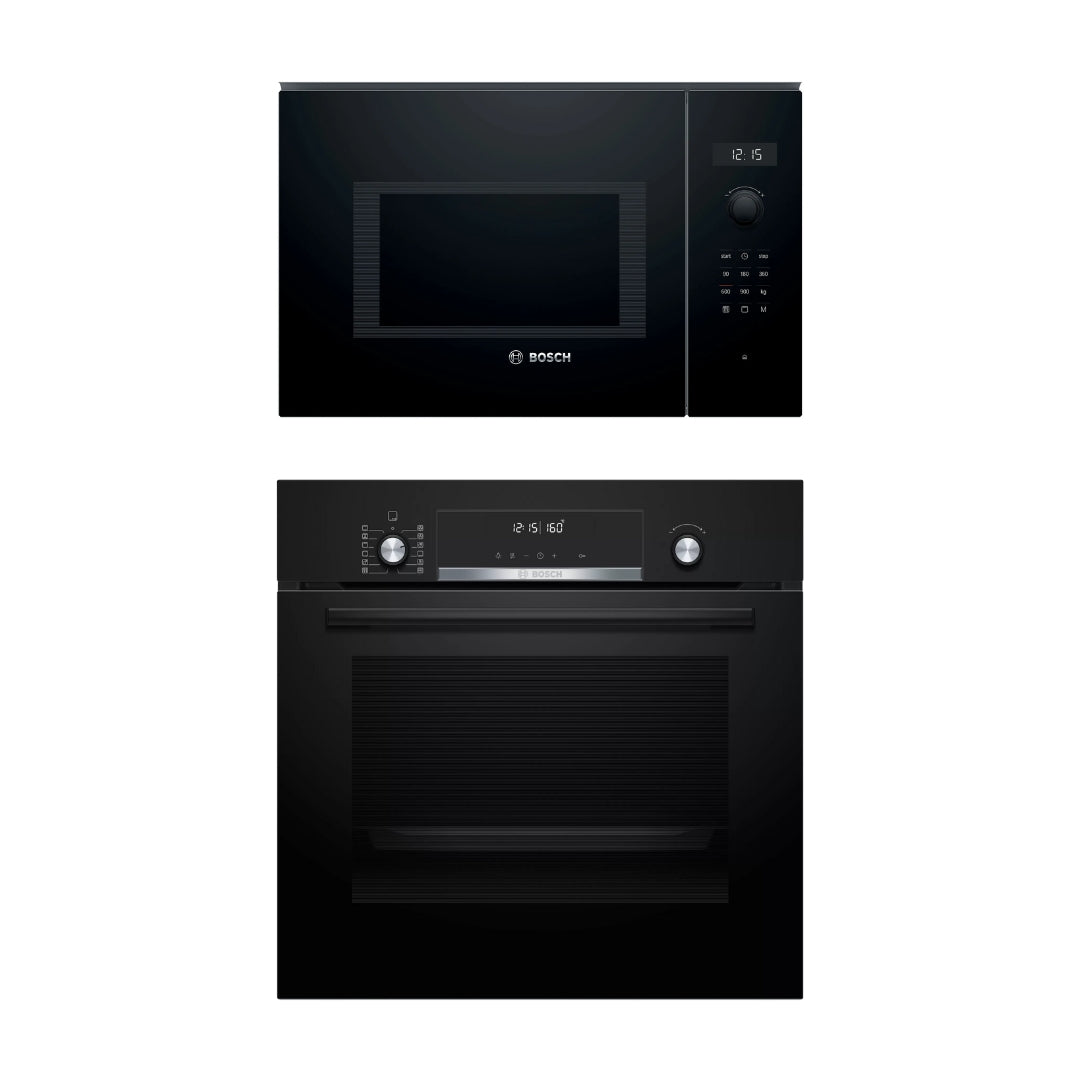Bosch Built In Oven HBJ577EB0I + Bosch Built-In Microwave Series 6 BEL554MB0I