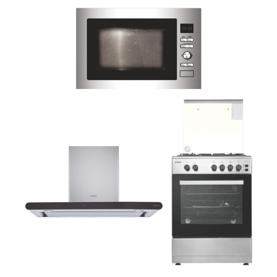 Elica Chimney + Cooking Range + Microwave Combo ELCCRM-01