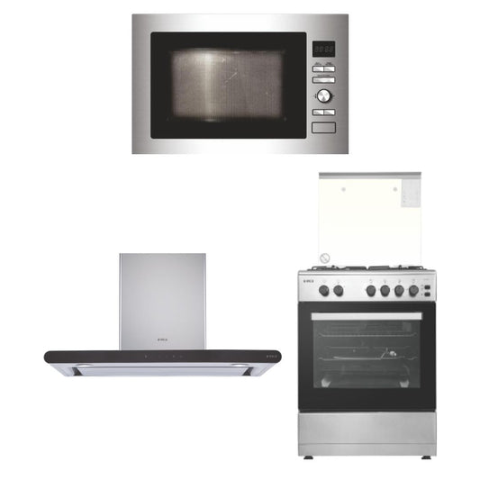 Elica Chimney + Cooking Range + Microwave Combo ELCCRM-01