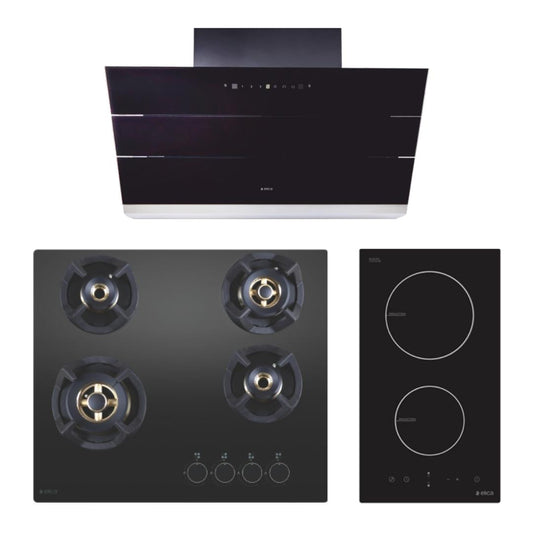 Elica Chimney + Hob + Induction Hob Combo ELCHI-01