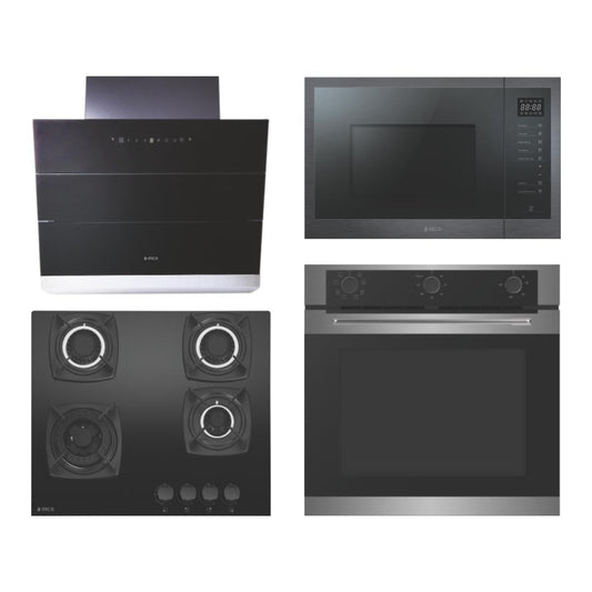 Elica Chimney + Hob + Oven + Microwave Combo ELCHOM-02