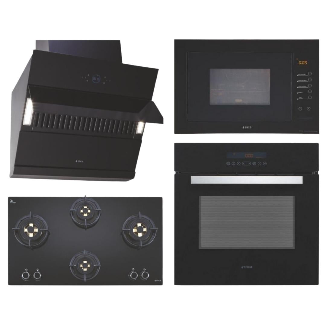 Elica Chimney + Hob + Oven + Microwave Combo ELCHOM-17