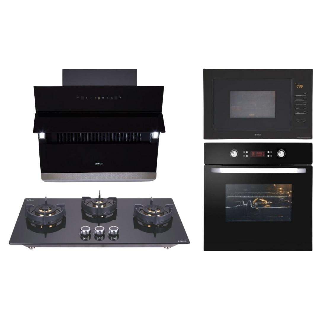 Elica Chimney + Hob + Oven + Microwave Combo ELCHOM-21