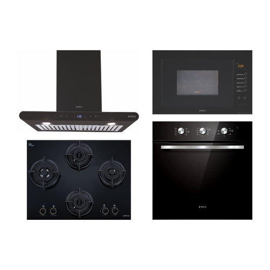 Elica Chimney + Hob + Oven + Microwave Combo ELCHOM-26