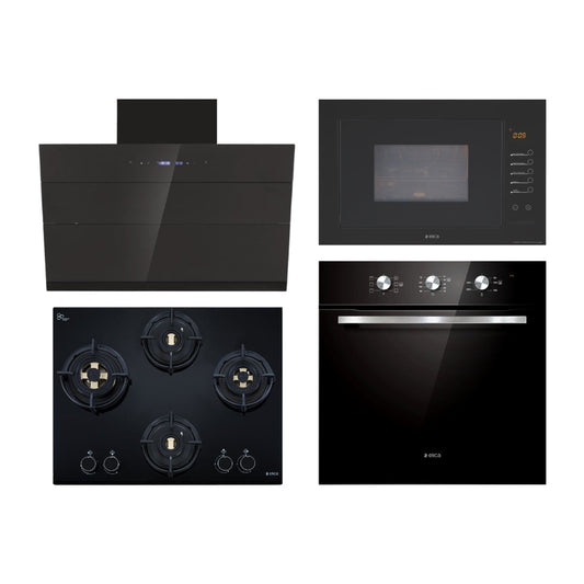Elica Chimney + Hob + Oven + Microwave Combo ELCHOM-28