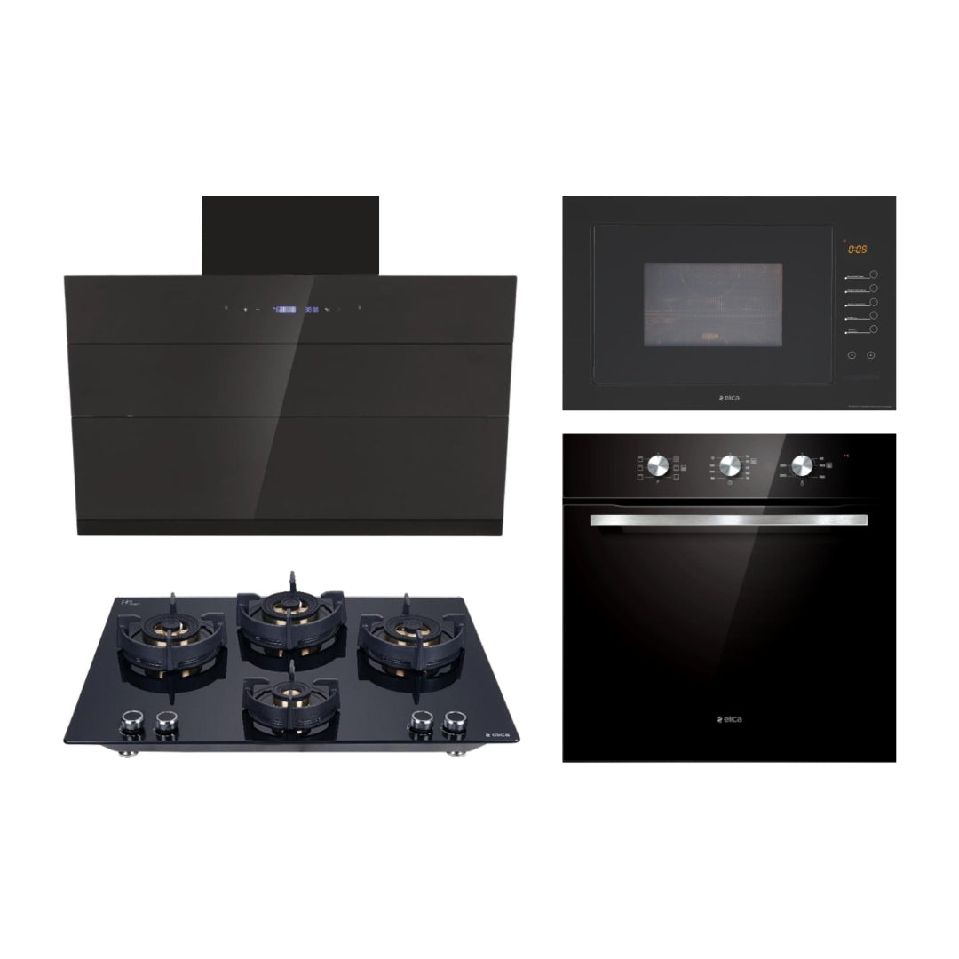 Elica Chimney + Hob + Oven + Microwave Combo ELCHOM-30