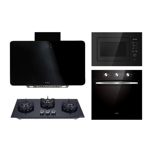 Elica Chimney + Hob + Oven + Microwave Combo ELCHOM-39