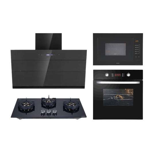 Elica Chimney + Hob + Oven + Microwave Combo ELCHOM-40