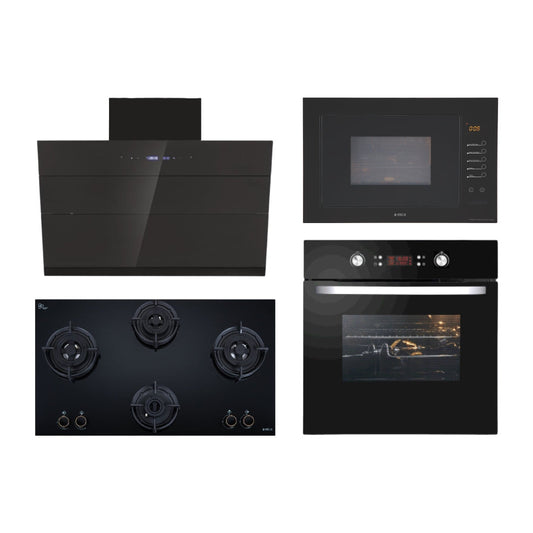 Elica Chimney + Hob + Oven + Microwave Combo ELCHOM-44