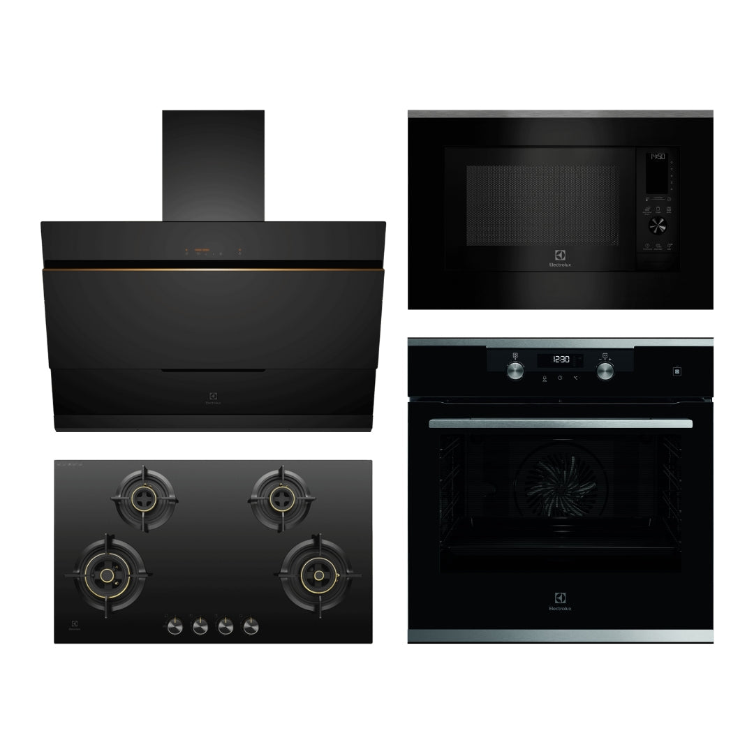 Electrolux Chimney + Hob + Oven + Microwave Combo EXCHOM-02