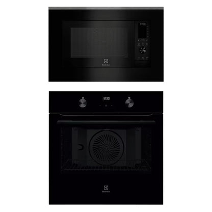 Electrolux Built In Oven With Air Fryer UltimateTaste 500 KOIGH00KA2 + Electrolux Built-In Convection Microwave with Air Fryer UltimateTaste 900 EMSB30XCF