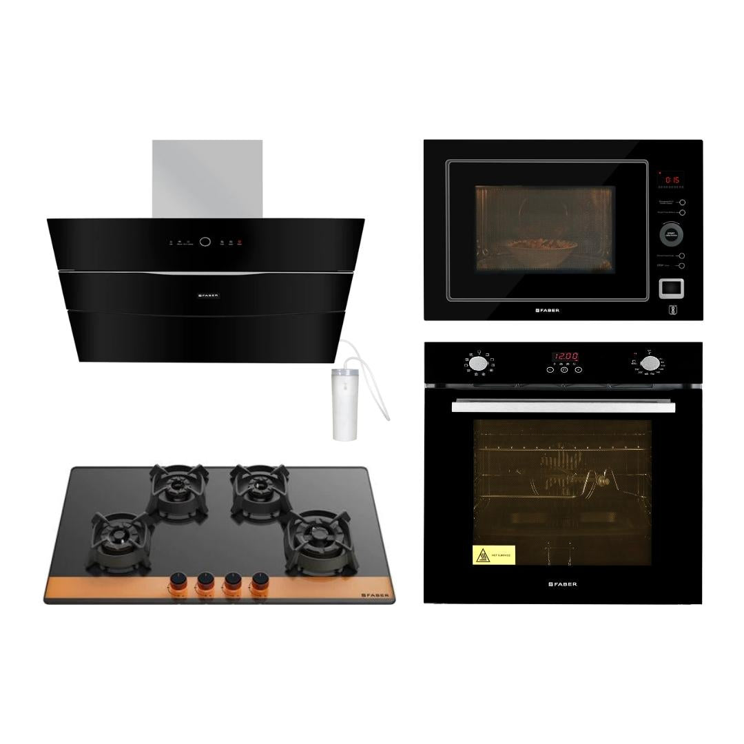 Faber Chimney + Hob + Oven + Microwave Combo FACHOM-11