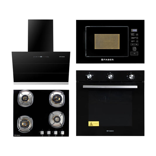 Faber Chimney + Hob + Oven + Microwave Combo FACHOM-19