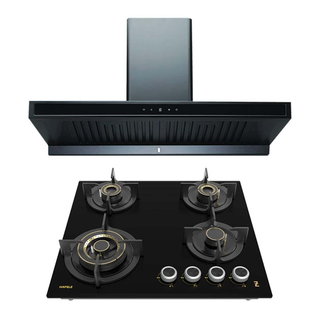 Hafele Chimney + Hob Combo HACH-28