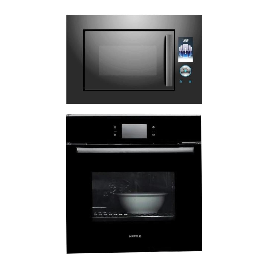 Hafele Built In Oven IRIS 70 + Hafele Built-In Microwave IRIS 28