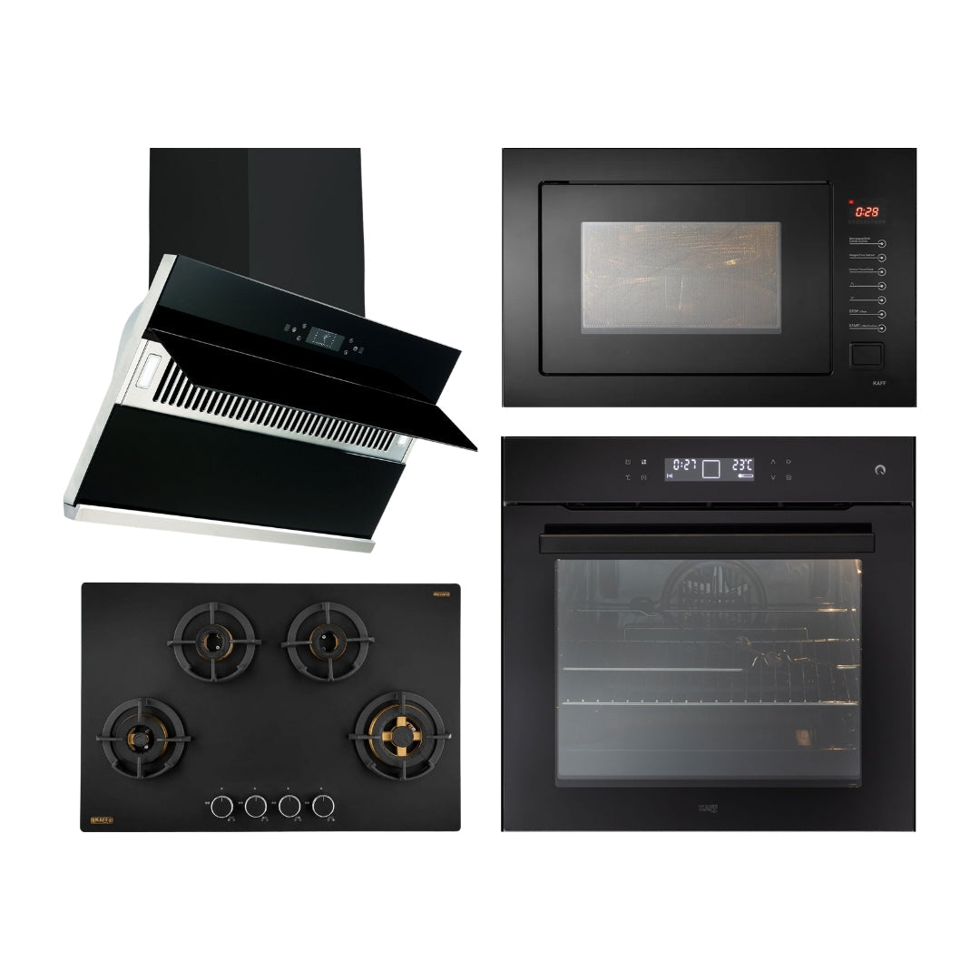 Kaff Chimney + Hob + Oven + Microwave Combo KACHOM-04