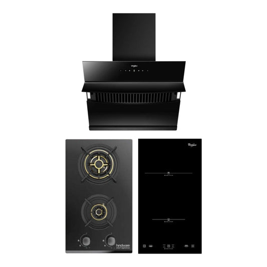 Whirlpool Chimney + Hob + Induction Hob Combo WHCHI-01