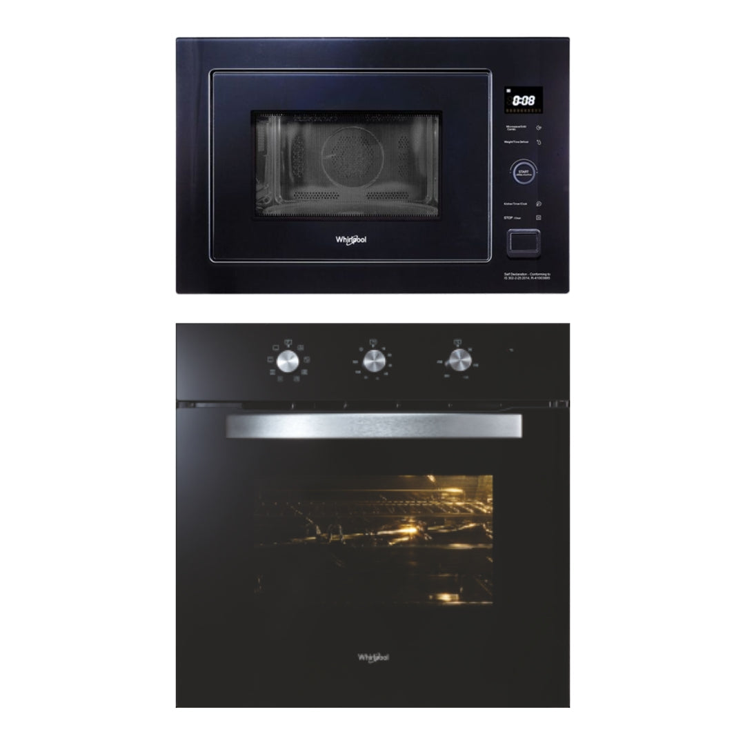 Whirlpool Built In Oven AKPR 960 + Whirlpool Built-In Microwave AMW 250 M