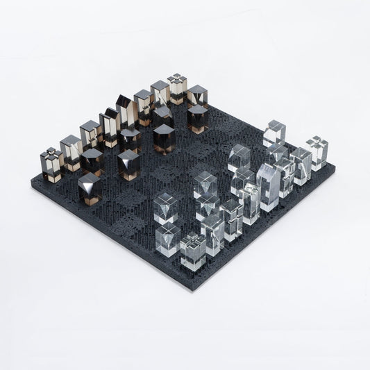 Marble & Clear Artisan Opulence Chessboard