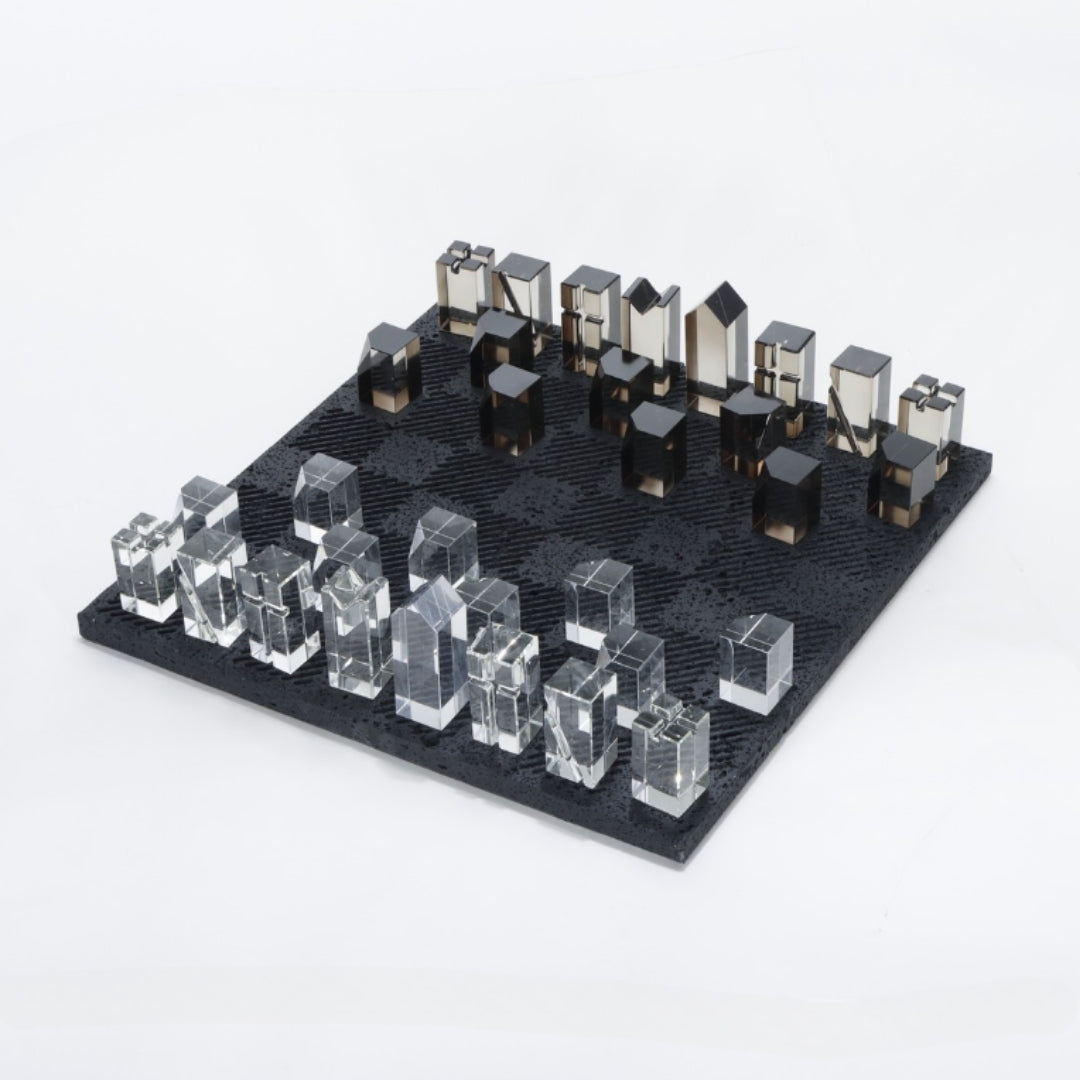 Marble & Clear Artisan Opulence Chessboard