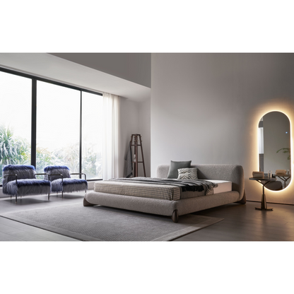 Mato Pebble Bed - Brick Grey