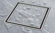 Aquant Tile Insert Drains (SS - 150 mm) - 1431 Chrome