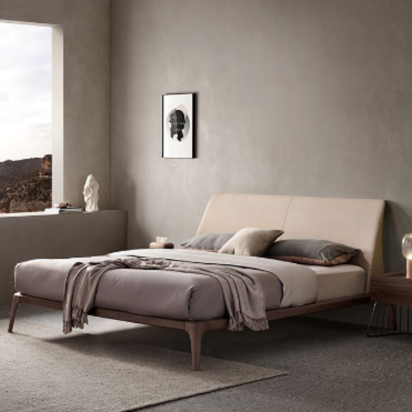 Turing Bed - Beige