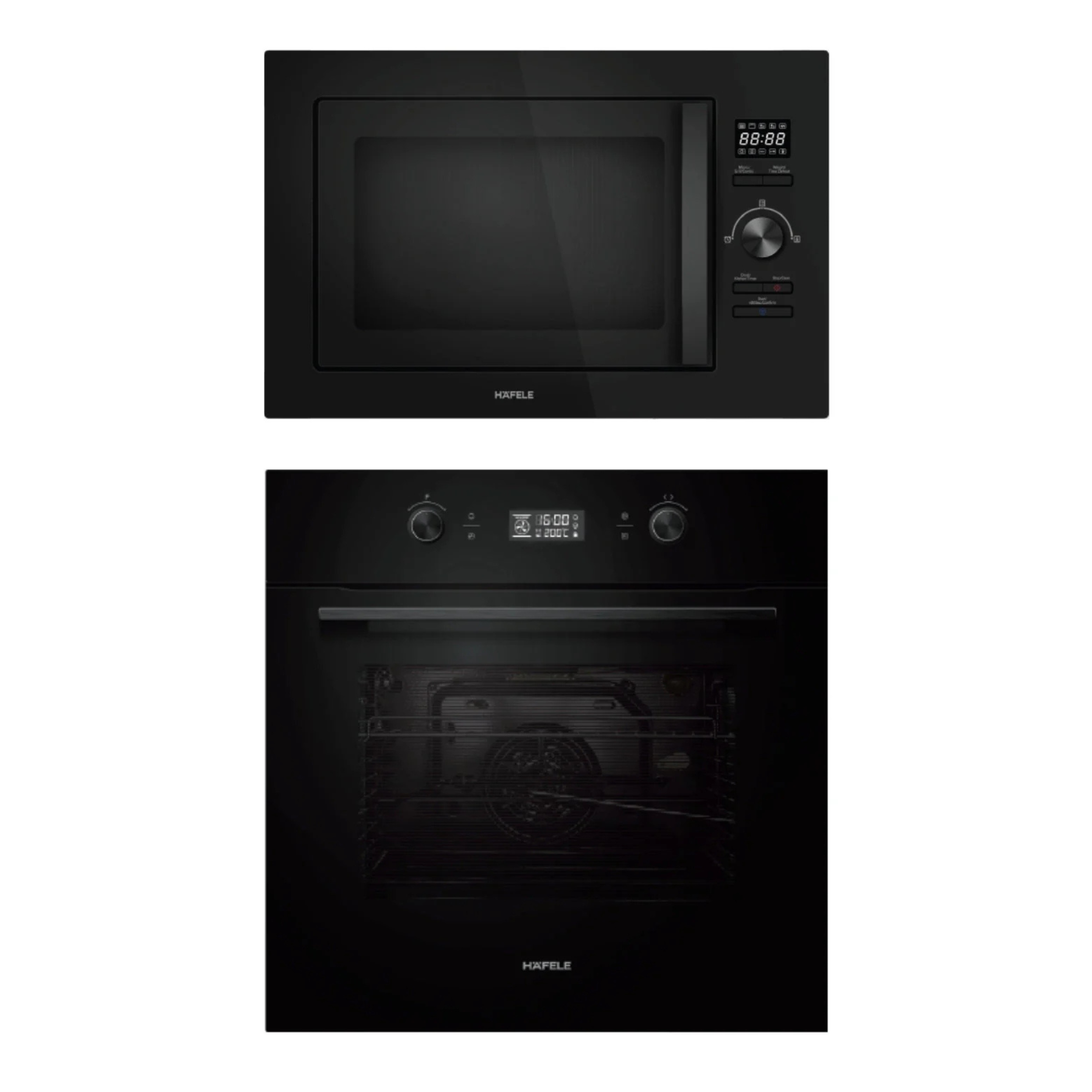 Hafele Built In Oven AURORA 80 + Hafele Built-In Microwave AURORA 25