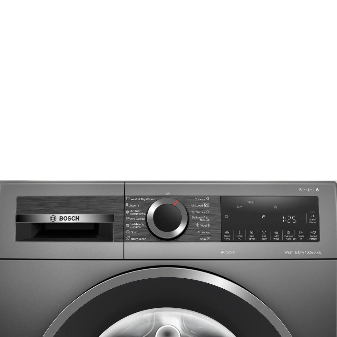 Bosch Front 10.5/6 kg Washer Dryer Combi Series 6 WNA264U9IN