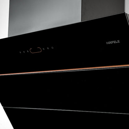Hafele 90 cm Wall Mounted Chimney AELLA 90 + Hafele 78 cm 4 Burner Hob Altius Series ALTIUS FS 480