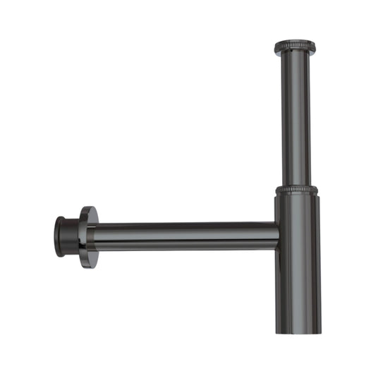 Jaquar 10 Inch Bottle Trap Allied ALD-BCH-769L250X190 - Black Chrome