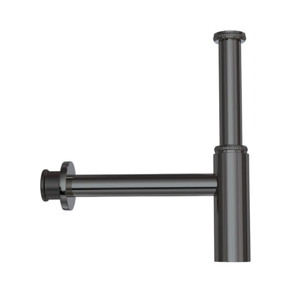 Jaquar 12 Inch Bottle Trap Allied ALD-BCH-769L300X190 - Black Chrome