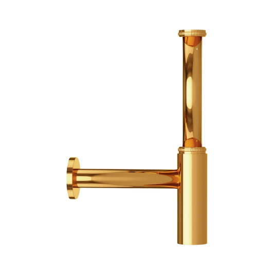 Jaquar 12 Inch Bottle Trap Allied ALD-GBP-769L300X190 - Gold Bright PVD