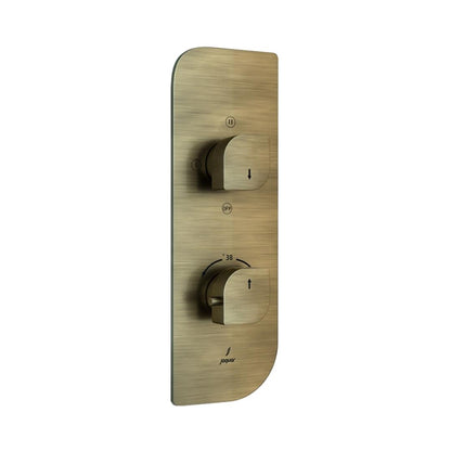 Jaquar 3 Way Thermostatic Diverter Alive ALI-ABR-85683 Normal Flow - Antique Bronze Finish