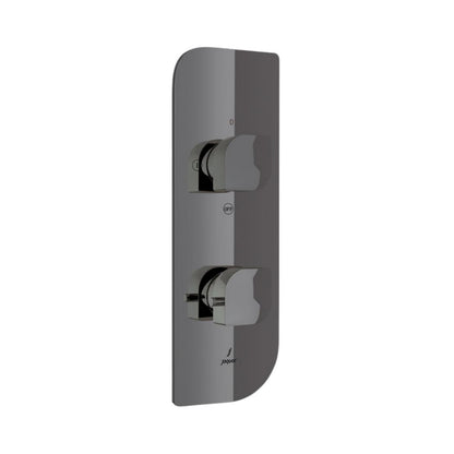 Jaquar 2 Way Thermostatic Diverter Alive ALI-BCH-85681 Normal Flow - Black Chrome Finish