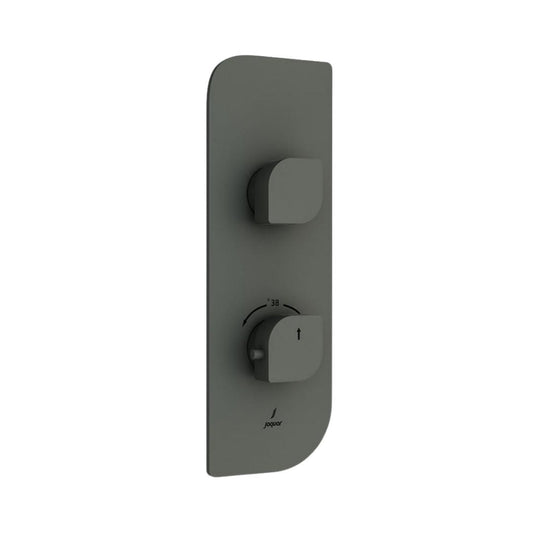 Jaquar 1 Way Thermostatic Diverter Alive ALI-GRF-85661 Normal Flow - Graphite Finish