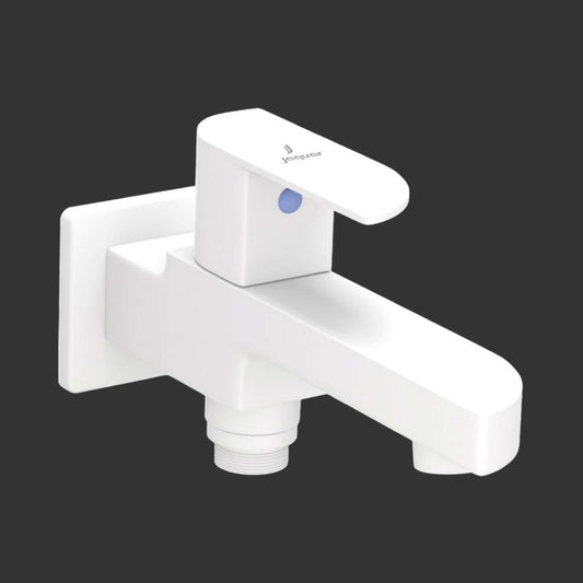 Jaquar WC Area 2 Way Bib Tap Alive ALI-WHM-85041 - White Matt