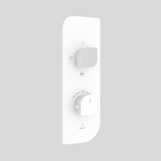 Jaquar 2 Way Thermostatic Diverter Alive ALI-WHM-85681 Normal Flow - White Matt Finish