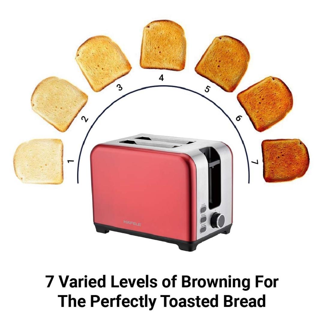Hafele Toaster AMBER Metallic Red