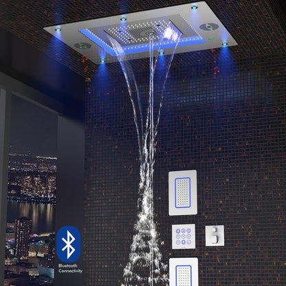 Colston Multi Flow Overhead Shower AMIGO MX CH - Chrome