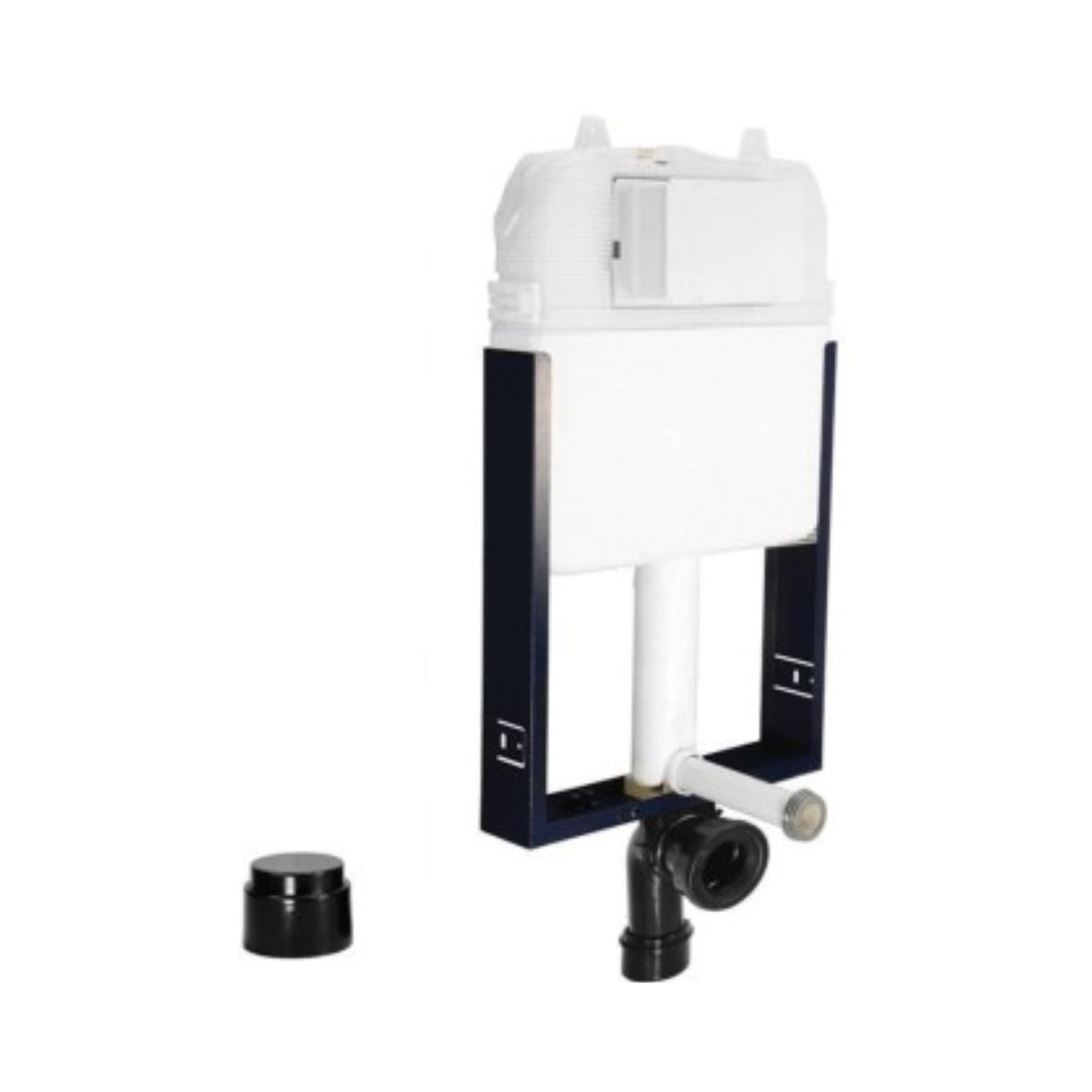 Artize Pneumatic Concealed Wall Mounted Cistern Half Frame APC-WHT-5012500WS - White