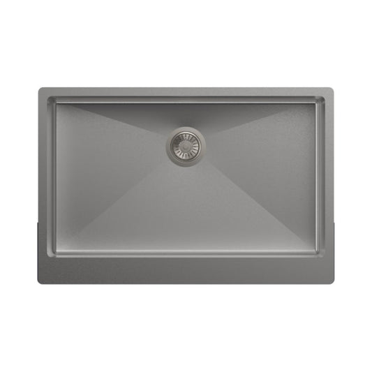 Carysil Stainless Steel Sink Apron APPRON RADIUS 1.2 MM 33 X 22 X 9 ( 33 x 22 inches ) - Matt