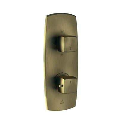 Jaquar 3 Way Thermostatic Diverter ARC ARC-ABR-87683 Normal Flow - Antique Bronze Finish