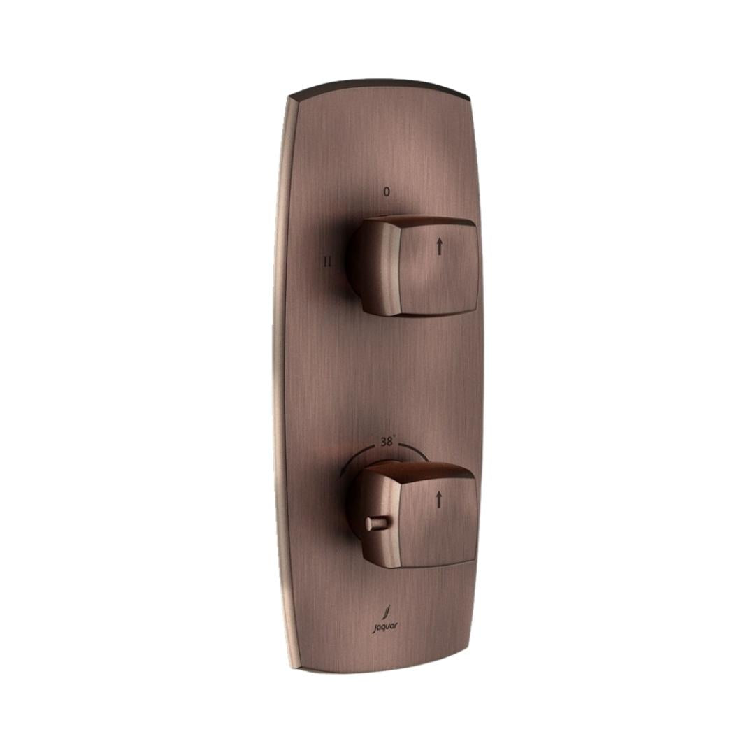 Jaquar 2 Way Thermostatic Diverter ARC ARC-ACR-87681 Normal Flow - Antique Copper Finish