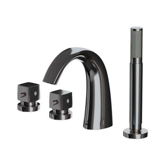 Jaquar 2 Way Thermostatic Bath Tub Filler ARC ARC-BCH-87677 Normal Flow - Black Chrome Finish